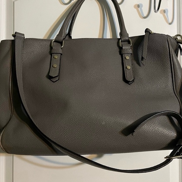 Kate Spade Gray Leather Tote Bag - Picture 13 of 16